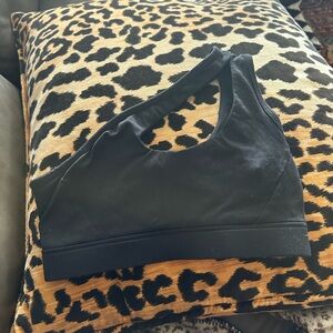 Women's Black Sports Bra from Amazon Size S